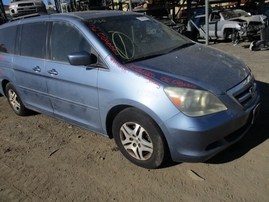 2006 HONDA ODYSSEY EX-L SKY BLUE 3.5L AT A16485